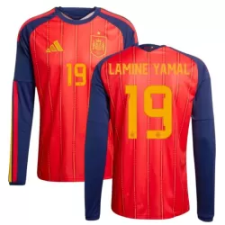 Günstige Spanien Lamine Yamal 19 Herrentrikot Heim WM 2026 Langarm