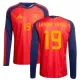 Günstige Spanien Lamine Yamal 19 Herrentrikot Heim WM 2026 Langarm