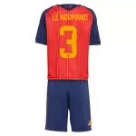 Günstige Spanien Le Normand 3 Kindertrikot Heim WM 2026 Kurzarm