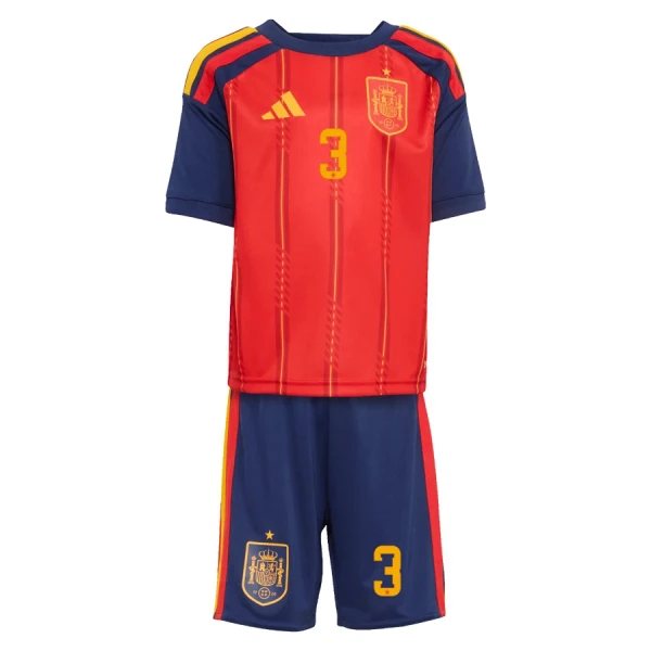 Günstige Spanien Le Normand 3 Kindertrikot Heim WM 2026 Kurzarm