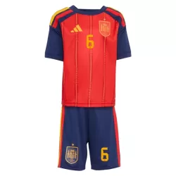 Günstige Spanien Merino 6 Kindertrikot Heim WM 2026 Kurzarm