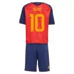 Günstige Spanien Olmo 10 Kindertrikot Heim WM 2026 Kurzarm