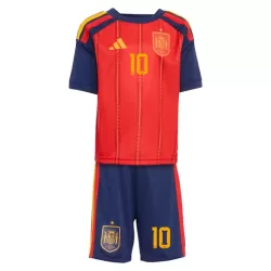 Günstige Spanien Olmo 10 Kindertrikot Heim WM 2026 Kurzarm
