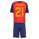 Günstige Spanien OYARZABAL 21 Kindertrikot Heim WM 2026 Kurzarm