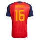 Günstige Spanien Rodrigo 16 Herrentrikot Heim WM 2026 Kurzarm
