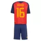 Günstige Spanien Rodrigo 16 Kindertrikot Heim WM 2026 Kurzarm Günstige Spanien Rodrigo 16 Kindertrikot Heim WM 2026 Kurzarm
