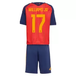 Günstige Spanien Williams JR 17 Kindertrikot Heim WM 2026 Kurzarm