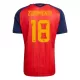 Günstige Spanien ZUBIMENDI 18 Herrentrikot Heim WM 2026 Kurzarm