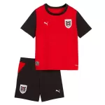 Günstige Österreich Kindertrikot Heim WM 2026 Kurzarm