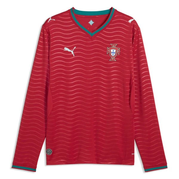 Günstige Portugal Herrentrikot Heim WM 2026 Langarm Günstige Portugal Herrentrikot Heim WM 2026 Langarm