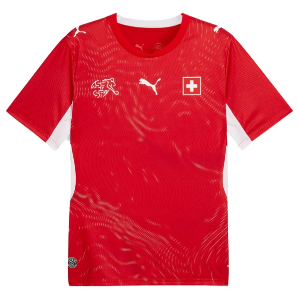 Günstige Schweiz Herrentrikot Heim WM 2026 Kurzarm