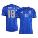 Günstige Italien Barella 18 Herrentrikot Heim WM 2026 Kurzarm
