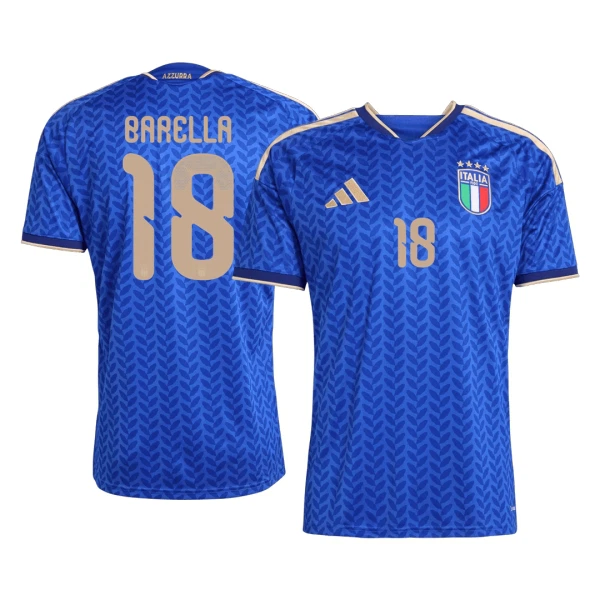 Günstige Italien Barella 18 Herrentrikot Heim WM 2026 Kurzarm