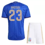Günstige Italien Bastoni 23 Kindertrikot Heim WM 2026 Kurzarm
