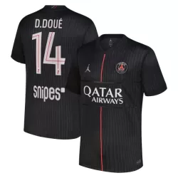 Günstige Paris Saint-Germain D. Doue 14 Herrentrikot Vierte Jordan 2025/26 Kurzarm