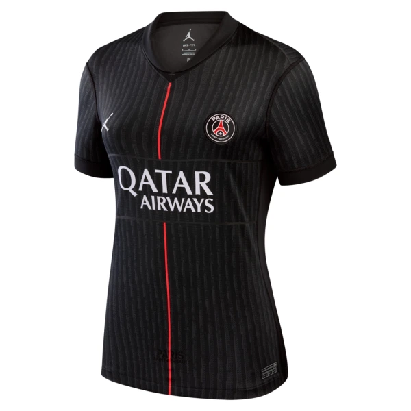 Günstige Paris Saint-Germain Damentrikot Vierte Jordan 2025/26 Kurzarm