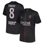 Günstige Paris Saint-Germain Fabian 8 Herrentrikot Vierte Jordan 2025/26 Kurzarm