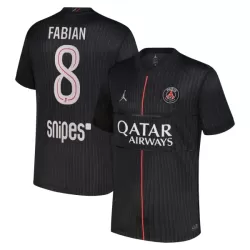 Günstige Paris Saint-Germain Fabian 8 Herrentrikot Vierte Jordan 2025/26 Kurzarm