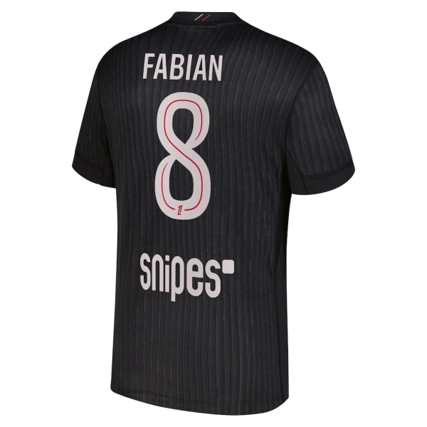 Günstige Paris Saint-Germain Fabian 8 Herrentrikot Vierte Jordan 2025/26 Kurzarm