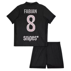 Günstige Paris Saint-Germain Fabian 8 Kindertrikot Vierte Jordan 2025/26 Kurzarm
