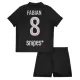 Günstige Paris Saint-Germain Fabian 8 Kindertrikot Vierte Jordan 2025/26 Kurzarm