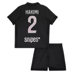 Günstige Paris Saint-Germain Hakimi 2 Kindertrikot Vierte Jordan 2025/26 Kurzarm