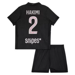Günstige Paris Saint-Germain Hakimi 2 Kindertrikot Vierte Jordan 2025/26 Kurzarm