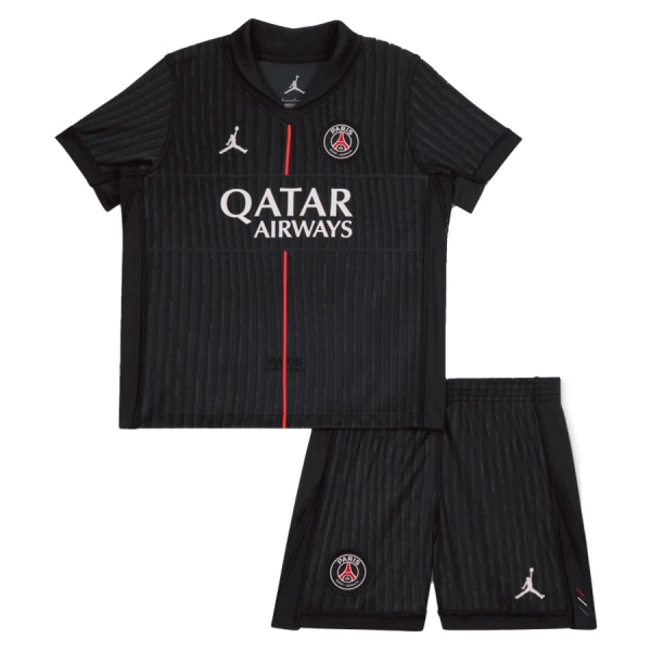 Günstige Paris Saint-Germain Hakimi 2 Kindertrikot Vierte Jordan 2025/26 Kurzarm