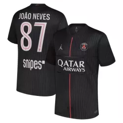 Günstige Paris Saint-Germain Joao Neves 87 Herrentrikot Vierte Jordan 2025/26 Kurzarm