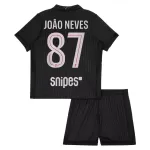 Günstige Paris Saint-Germain Joao Neves 87 Kindertrikot Vierte Jordan 2025/26 Kurzarm