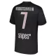 Günstige Paris Saint-Germain Kvaratskhelia 7 Herrentrikot Vierte Jordan 2025/26 Kurzarm