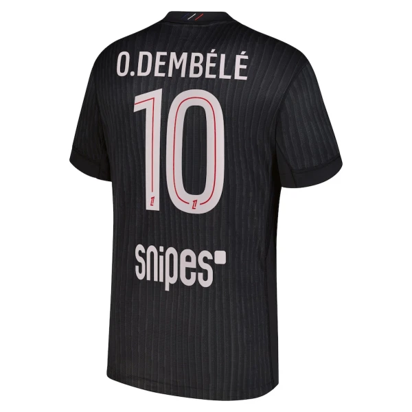 Günstige Paris Saint-Germain O. Dembele 10 Herrentrikot Vierte Jordan 2025/26 Kurzarm