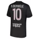 Günstige Paris Saint-Germain O. Dembele 10 Herrentrikot Vierte Jordan 2025/26 Kurzarm