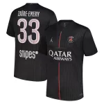 Günstige Paris Saint-Germain Zaire-Emery 33 Herrentrikot Vierte Jordan 2025/26 Kurzarm