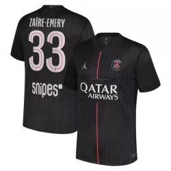Günstige Paris Saint-Germain Zaire-Emery 33 Herrentrikot Vierte Jordan 2025/26 Kurzarm