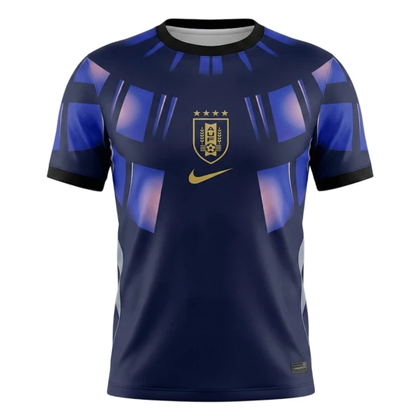 Günstige Uruguay Herrentrikot Auswärts WM 2026 Kurzarm