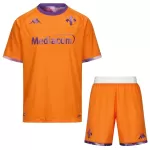 Günstige AC Florenz Kindertrikot Vierte 2025/26 Kurzarm