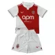 Günstige AS Monaco Kindertrikot Heim 2025/26 Kurzarm
