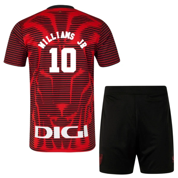 Günstige Athletic Bilbao Williams JR 10 Kindertrikot Vierte 2025/26 Kurzarm