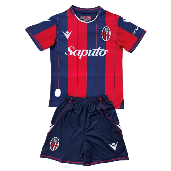 Günstige Bologna Kindertrikot Heim 2025/26 Kurzarm