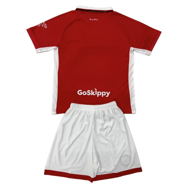 Günstige Bristol City Kindertrikot Heim 2025/26 Kurzarm