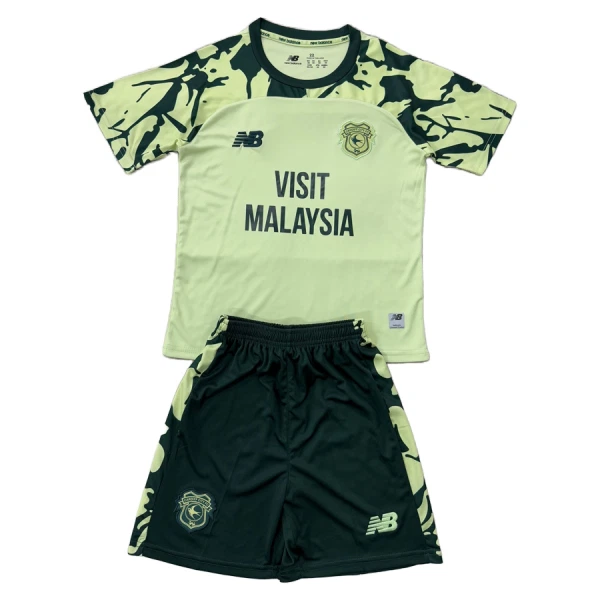 Günstige Cardiff City Kindertrikot Auswärts 2025/26 Kurzarm