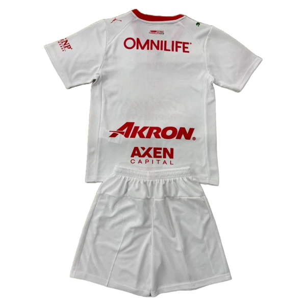Günstige CD Guadalajara Kindertrikot Auswärts 2025/26 Kurzarm