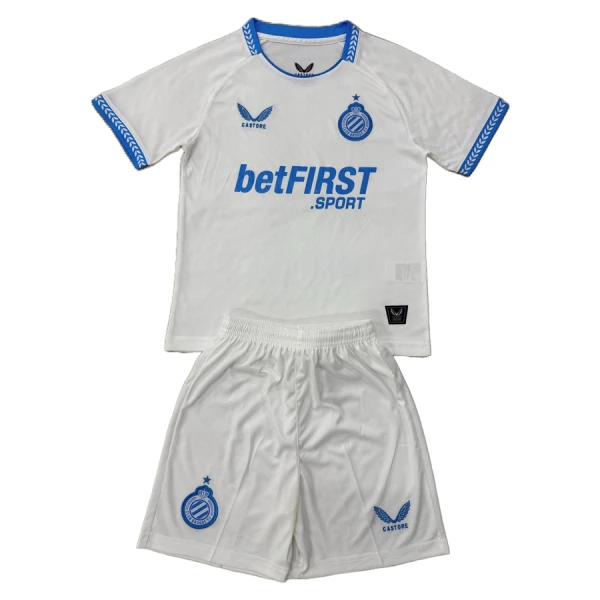 Günstige Club Brugge Kindertrikot Auswärts 2025/26 Kurzarm