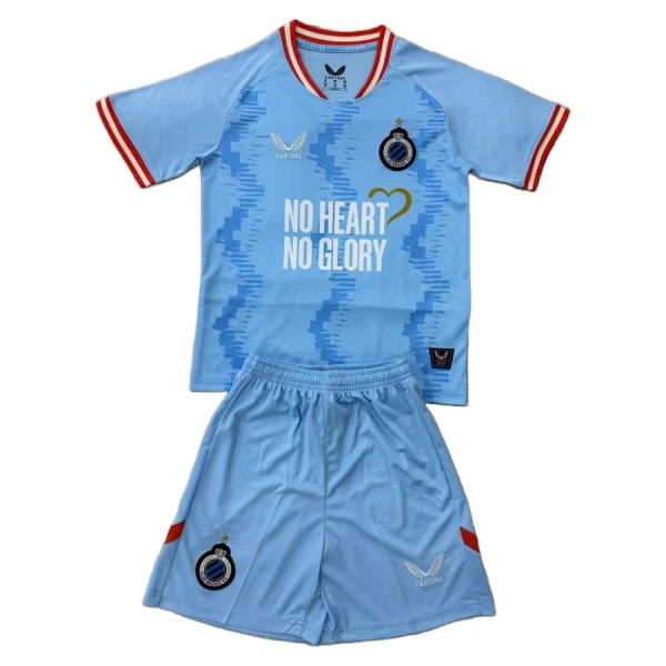 Günstige Club Brugge Kindertrikot Ausweich 2025/26 Kurzarm