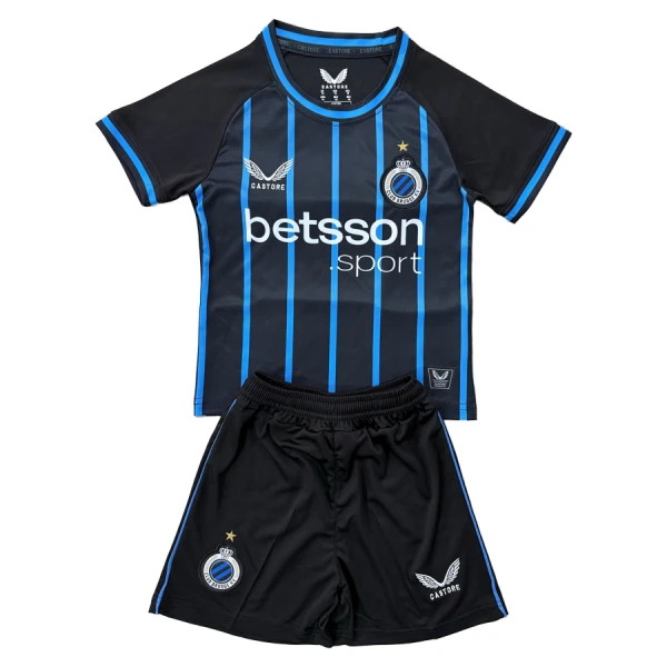 Günstige Club Brugge Kindertrikot Heim 2025/26 Kurzarm
