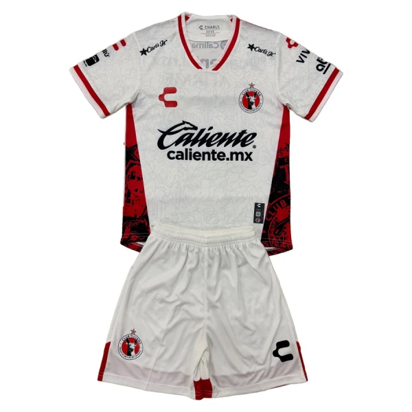 Günstige Club Tijuana Kindertrikot Auswärts 2025/26 Kurzarm