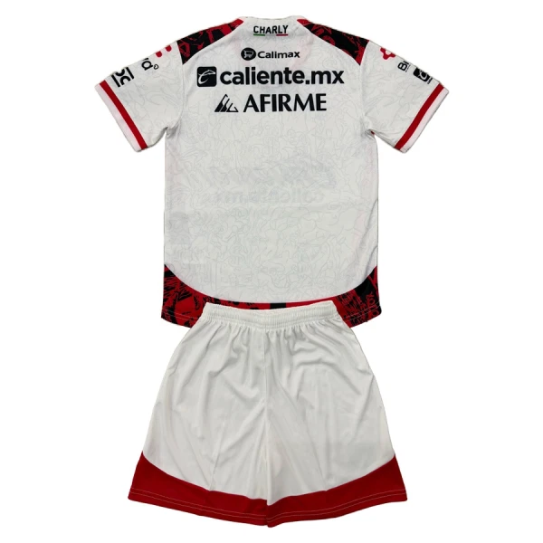 Günstige Club Tijuana Kindertrikot Auswärts 2025/26 Kurzarm