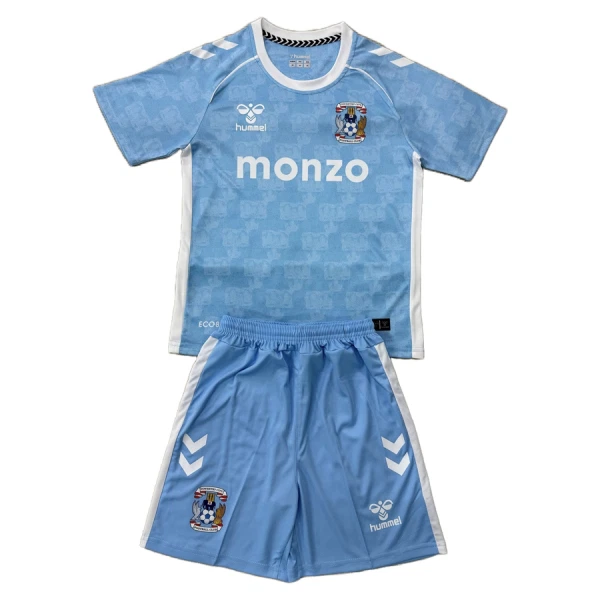Günstige Coventry City Kindertrikot Heim 2025/26 Kurzarm