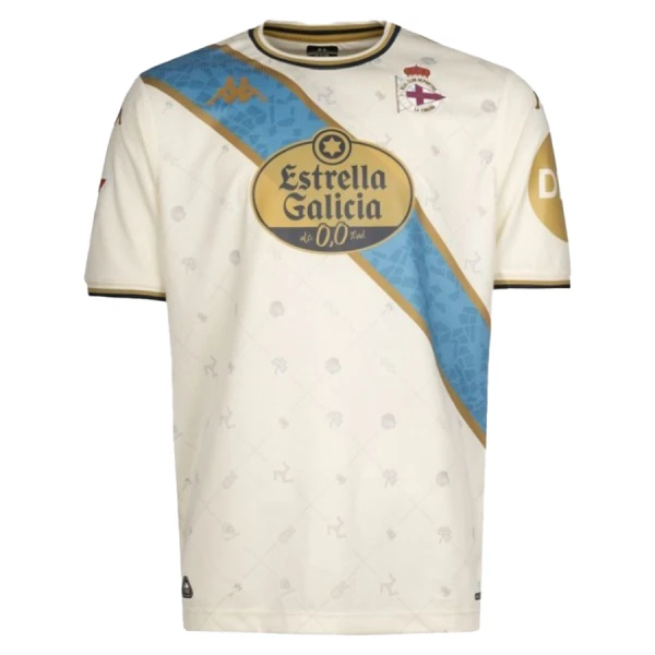 Günstige Deportivo de La Coruna Herrentrikot Ausweich 2025/26 Kurzarm